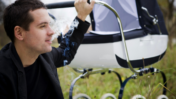 Länen där det är vanligast att spädbarnsföräldrar röker